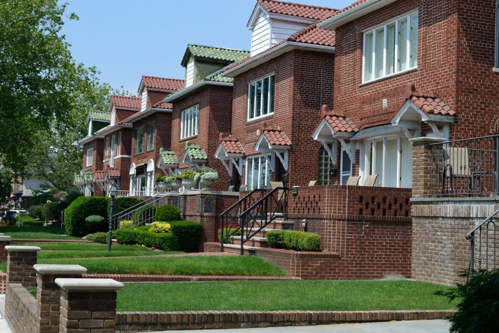 Homes in a Brooklyn neighborhood.