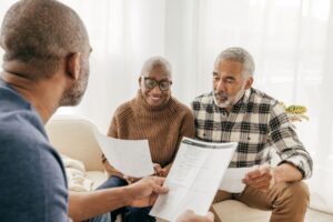 A family talks about advance care planning.